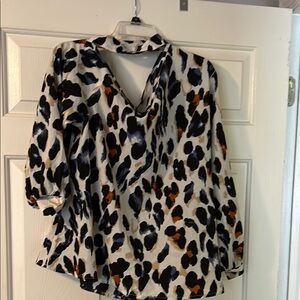 Stylish Leopard Print Women's Top